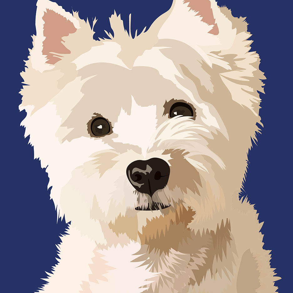 Illustration of a Scottie Dog